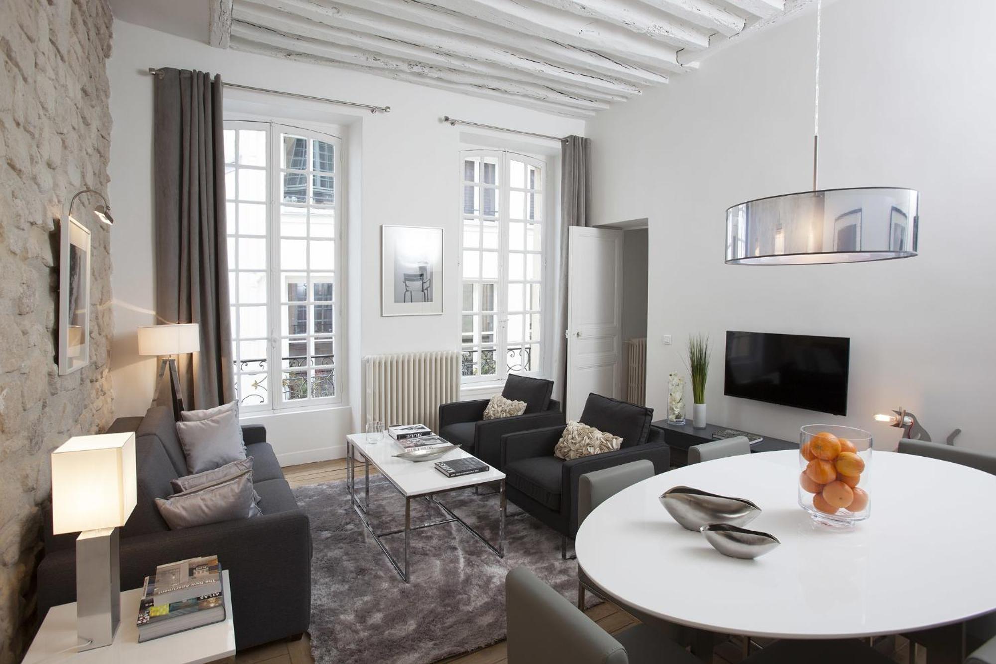 Livinparis - Luxury 2 Bedrooms Le Marais I Quarto foto